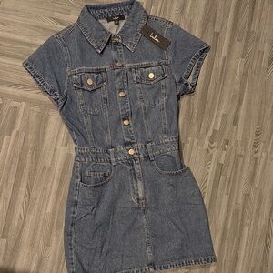 Lulu's Blue Denim Dress